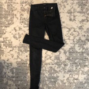 J Brand High-waisted Black Jeans